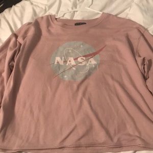 blush long sleeve NASA shirt